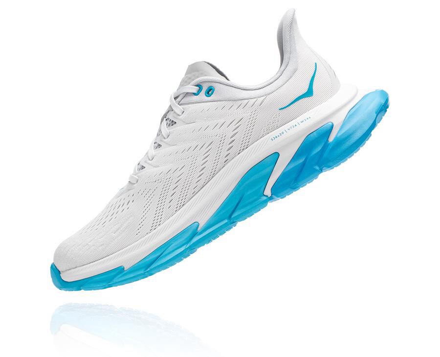 Zapatillas Running Hoka One One Hombre - Clifton Edge - Blancas/Azules - IGN182506